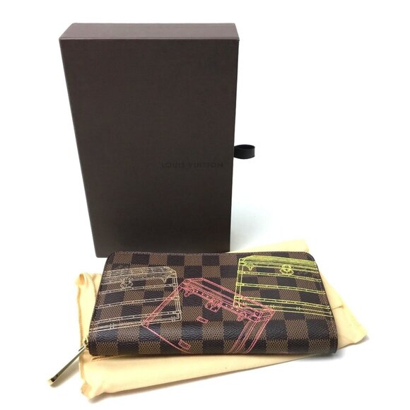 LOUIS VUITTON Brown Damier Wallet - Picture 7 of 8